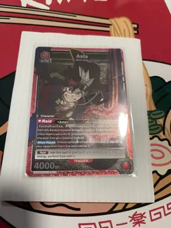 Union Arena Black Clover Asta SR English Red Affinity UE08BT BCV-1-075 - Image 1