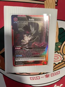 Union Arena Black Clover Asta SR English Red Affinity UE08BT BCV-1-075 - Image 2