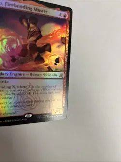 Zuko Firebending Master Foil Card #0127 MTG LP - Image 2