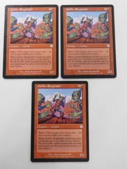 Goblin Ringleader x3 Apocalypse Magic the Gathering TCG Trading Card Mtg - Image 1