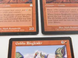 Goblin Ringleader x3 Apocalypse Magic the Gathering TCG Trading Card Mtg - Image 3