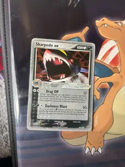 Pokemon TCG Sharpedo EX Deoxys Holo Rare Card 104/107 LP Condition - Image 2