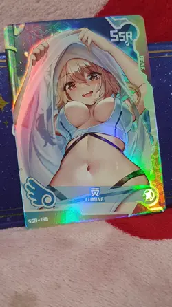 GODDESS STORY GIRL PARTY SSR-186 LUMINE GENSHIN IMPACT ANIME WAIFU CARD - Image 1