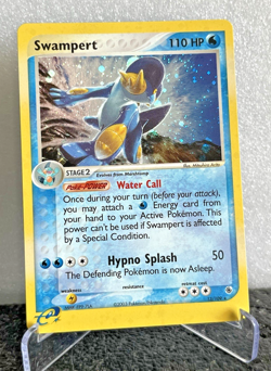Swampert Holo 13/109 EX Ruby & Sapphire Pokemon Card NM Vintage 2003 - Image 1