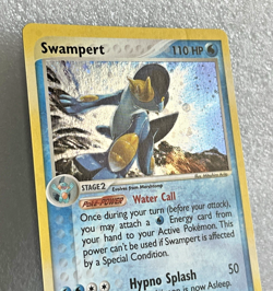Swampert Holo 13/109 EX Ruby & Sapphire Pokemon Card NM Vintage 2003 - Image 2