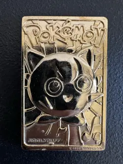 Jigglypuff 1999 Pokemon 23K Gold Plated Burger King Nintendo Trading Card - Image 1