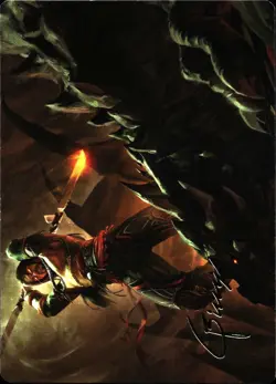 Sarkhan's Resolve Art Card (18/54) (Gold-Stamped) Art Series: Tarkir:Dragonstorm - Image 1