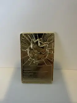 Vintage 1999 Burger King Pokemon 23K Gold Plated Togepi Trading Card - Image 2