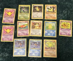 Pokemon TCG Lot Of 12 Vintage Team Rocket Common Cards Squirtle Dark Kadabra - Image 1