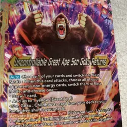 Dragon Ball Z Super Card Game-SD20-02 ST-Son Goku/Uncontrollable Great Ape-Foil - Image 5