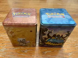 2 Pokemon TCG Dark & Fighting Stacking Tins- Brand New Factory Sealed Umbreon - Image 2