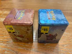 2 Pokemon TCG Dark & Fighting Stacking Tins- Brand New Factory Sealed Umbreon - Image 3