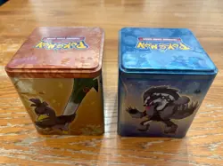 2 Pokemon TCG Dark & Fighting Stacking Tins- Brand New Factory Sealed Umbreon - Image 4