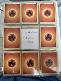 Pokemon TCG Sun & Moon Celestial Storm Binder - Image 1