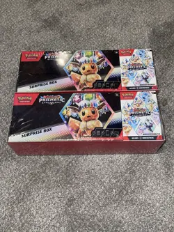 Pokemon Prismatic Evolutions Surprise Box - Booster Bundle | SAMS CLUB Lot Of 2 - Image 1