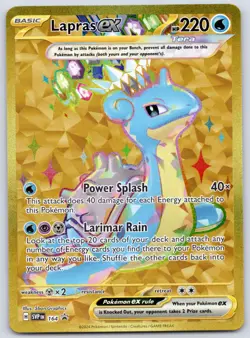 Lapras ex SVP 164 (NM) - Scarlet & Violet Black Star Promo - Pokemon TCG - Image 1
