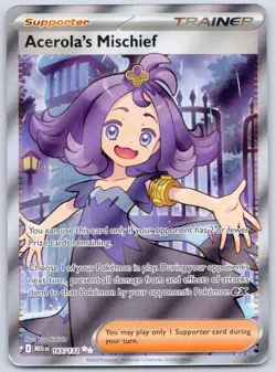 Acerola's Mischief 165/132 (NM) - ME01: Mega Evolution Ultra Rare - Pokemon TCG - Image 1