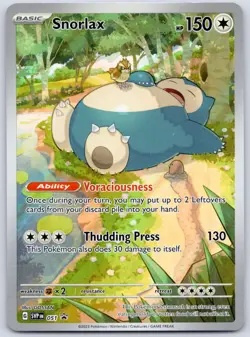 Snorlax SVP 051 (NM) - Scarlet & Violet Black Star Promo - Pokemon TCG - Image 1
