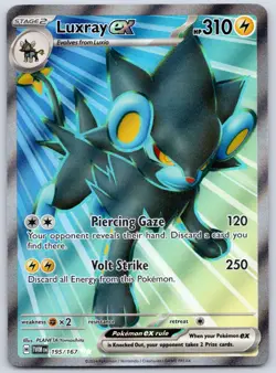 Luxray ex 195/167 (NM) - SV06: Twilight Masquerade - Ultra Rare -Pokemon TCG - Image 1