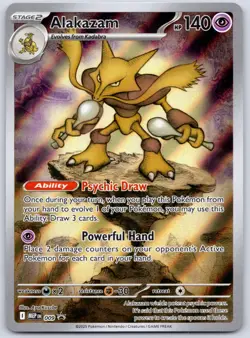 Alakazam MEP 009 (NM) - Mega Evolution Black Star Promo - Pokemon TCG - Image 1