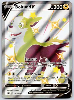 Boltund V - SWSH085 (NM) Sword & Shield Black Star Promo Pokemon TCG - Image 1