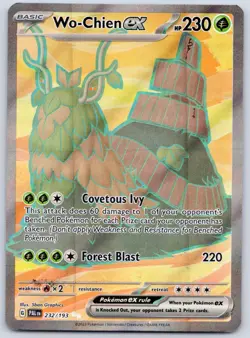 Wo-Chien ex 232/193 (LP) - SV02: Paldea Evolved - Ultra Rare - Pokemon TCG - Image 1