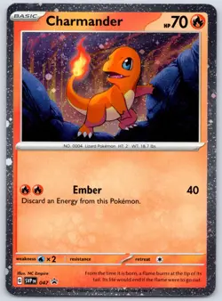 Charmander Cosmos Holo SVP 047 (NM) Scarlet & Violet Black Star Promo Pokemon - Image 1