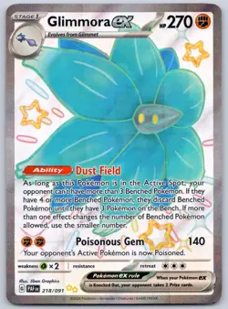 Glimmora ex 218/091 (NM) - SV3.5: Paldean Fates - Shiny Ultra Rare - Pokemon TCG - Image 1