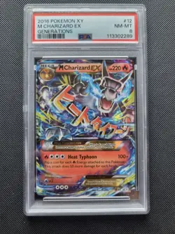 Pokemon M Mega Charizard EX 12/83 Generations Holo XY PSA 8 - Image 1