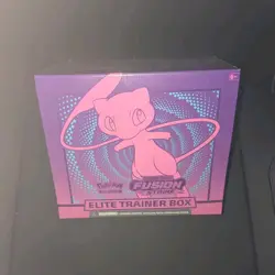 Pokemon Sword & Shield Fusion Strike Elite Trainer Box Mew Collector Booster - Image 1