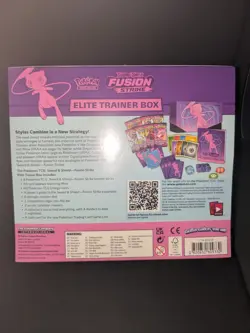 Pokemon Sword & Shield Fusion Strike Elite Trainer Box Mew Collector Booster - Image 3