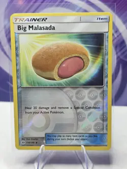 Big Malasada #114/149 SM Base Set Pokemon Reverse Holo - Image 1