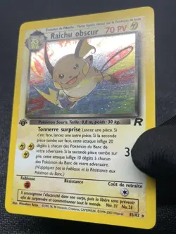 Pokemon TCG Dark Raichu French 83/82 Holo 1st Edition Team Rocket SECRET RARE🔥 - Image 5
