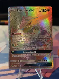 Rayquaza GX - 177/168 - Secret Rare, English Pokemon Celestial Storm Read Desc - Image 1