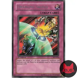 Yugioh Draining Shield AST-054 Rare 1st Edition NM - Image 1