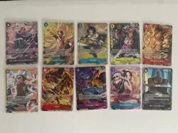 One Piece TCG Bundle Alt Art Sec Rare Promo Cards - Image 1