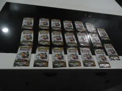 SUPER COLLECTION OF POKEMON LOT OF 20 DARKNESS ABLAZE 3 CARD FUN PACKS AS SHOWN - Image 1