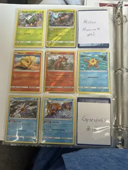 Pokemon TCG Sun & Moon Crimson Invasion Card Lot Binder - Image 3