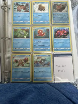 Pokemon TCG Sun & Moon Crimson Invasion Card Lot Binder - Image 4