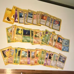 55+ Pokemon Card Lot WOTC Base Set Jungle Uncommon Common Vintage - Image 1