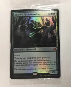 Ancient Greenwarden Prerelease Cards Foil - Image 1