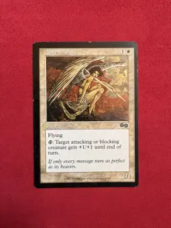 Angelic Page - Urza’s Saga Vintage Magic The Gathering MTG 90’s Classic - Image 1