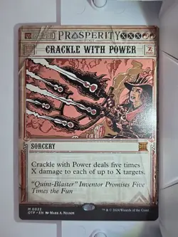 Crackle With Power - M22 -MTG - Outlaws of Thunder Junction: Breaking News (OTP) - Image 1