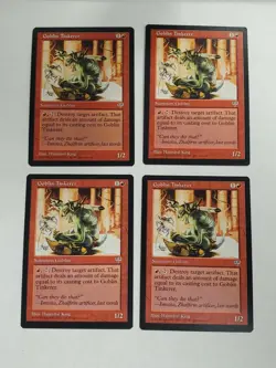 MTG Playset 4x Goblin Tinkerer (Mirage/Red/C) - BGM - Image 1