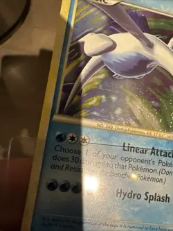 Pokemon Lugia Call of Legends 15/95 Rare Holo Basic 100 HP Card 2011 - Image 3