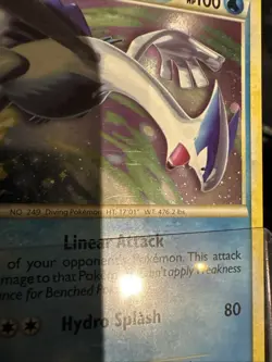 Pokemon Lugia Call of Legends 15/95 Rare Holo Basic 100 HP Card 2011 - Image 4