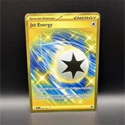 Pokemon Jet Energy 252/191 Sv08: Surging Sparks Holo Hyper Rare Special Energy - Image 1