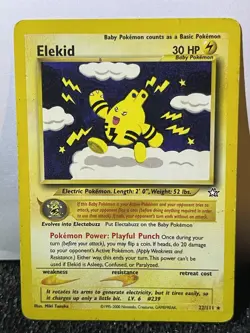 2000 Elekid 22/111 Neo Genesis Pokemon Card TCG WOTC - Image 3