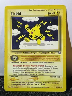 2000 Elekid 22/111 Neo Genesis Pokemon Card TCG WOTC - Image 4