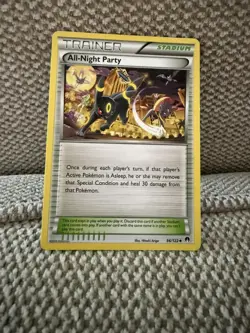 2016 Pokemon XY Breakpoint Trainer All-Night Party Stadium 96/122 Uncommon - Image 1